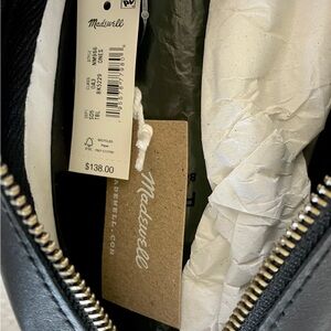 NWT Madewell Leather Black Bag Purse Crossbody $138